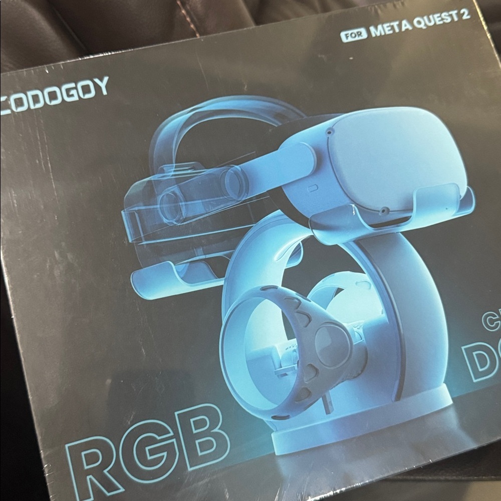 RGB Charge Dock Stand for Meta Quest 2 - Picture 2 of 2